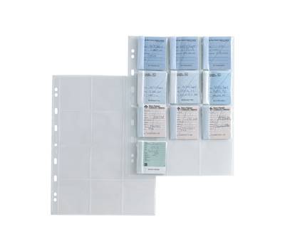 Buste porta matrici assegni - Atla MA - foratura universale - 12 tasche - trasparente - conf. 10 pezzi - Sei Rota - 662504 - 8004972016078 - DMwebShop