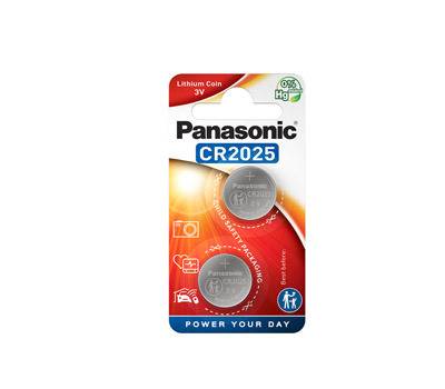 Micropile CR2025 - 3 V - a pastiglia - litio - blister 2 pezzi - Panasonic - C302025 - 5019068085121 - DMwebShop