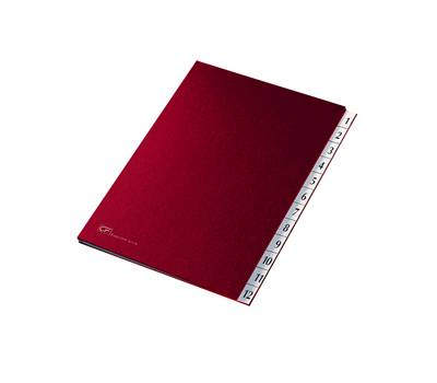 Classificatore numerico 1/12 - 24 x 34 cm - rosso - Fraschini - 627N-ROSSO - 8027032027012 - DMwebShop