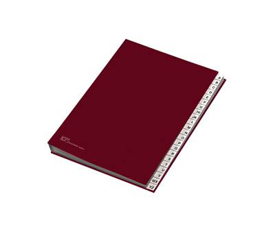 Classificatore alfabetico A/Z - 640E - 24 x 34 cm - rosso - Fraschini - 640E-ROSSO - 8027032017013 - DMwebShop