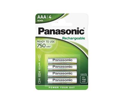 Pila Ministilo Infinium ricaricabili AAA - 1,2V - blister 4 pezzi - Panasonic - C307013 - 5410853045274 - DMwebShop