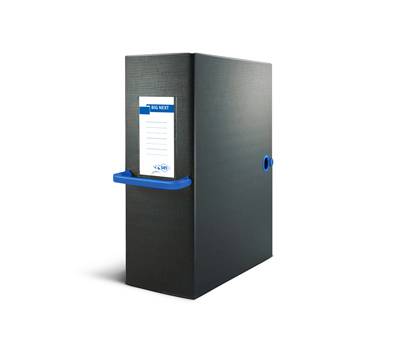 Scatola archivio Big Next - dorso 12 cm - 25 x 35 cm - nero-blu - Sei Rota - 68101207 - 8004972023724 - DMwebShop