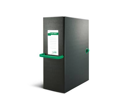 Scatola archivio Big Next - dorso 16 cm - 25 x 35 cm - nero-verde - Sei Rota - 68101605 - 8004972023762 - DMwebShop