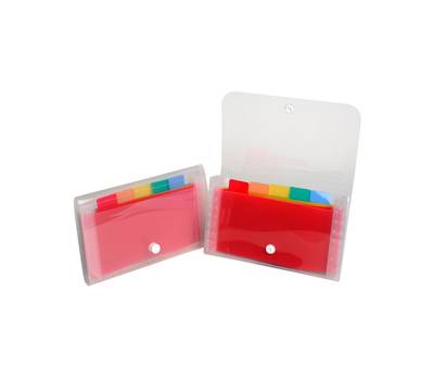 Classificatore Crystal - 6 tasche - PP - 11 x 18 cm - Exacompta - 55498E - 3130630554981 - DMwebShop
