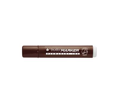 Marcatore permanente Marker punta a scalpello 6,5 mm marrone - 3844