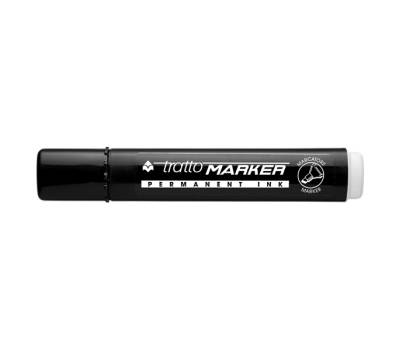 Marcatore permanente Marker punta a scalpello 6,5 mm nero - 3832