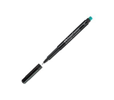 Pennarello Multimark universale permanente con gomma punta fine 0,6 mm nero - 2498