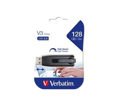 Memoria USB 3.0 - Superspeed Store'N'Go V3 Drive - Nero - 49175 - 128 Gb - Verbatim - 49189 - 23942491897 - DMwebShop