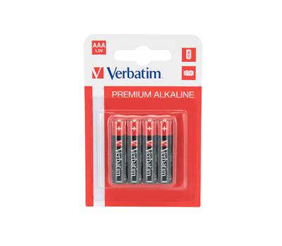 Scatola 4 Pile alkaline mini stilo AAA - Verbatim - 49920 - 23942499206 - DMwebShop