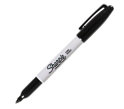 Marcatore permanente - punta fine - 1 mm - nero - conf. 12 pezzi - Sharpie - S0810930 - 3501170818305 - DMwebShop