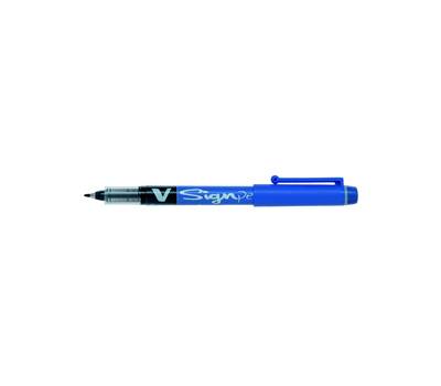 Pennarello V Signpen punta feltro - punta 2 mm - blu - Pilot - 001501 - 4902505134678 - DMwebShop