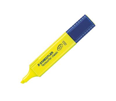 Evidenziatore Textsurfer Classic - punta a scalpello - tratto 1 - 5 mm - giallo - conf. 10 pezzi - Staedtler - 364-1 - 4007817304679 - DMwebShop