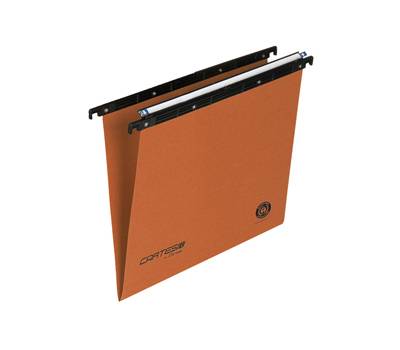 Cartella sospesa Cartesio - cassetto - interasse 33 cm - fondo V - 31,2 x 25 cm - arancio - conf. 50 pezzi - Bertesi - 100/330-B2 - 8058983260661 - DMwebShop