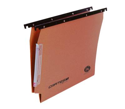 Cartella sospesa Cartesio - armadio - interasse 33 cm - fondo V - 33 x 28 cm - arancio - conf. 50 pezzi - Bertesi - 114FBETA-B2 - 8058983260890 - DMwebShop