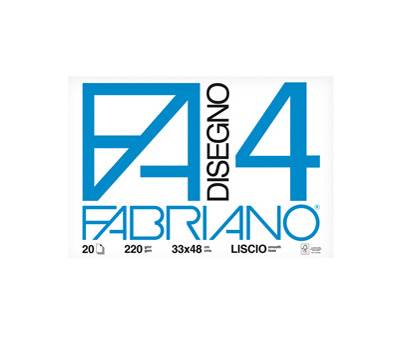 Album F4 - 33 x 48 cm - 220 gr - 20 fogli liscio - Fabriano - 05200797 - 8001348161493 - DMwebShop
