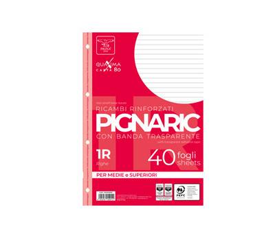 Ricambi forati rinforzati - A4 - 1 rigo - 40 fogli - 80 gr - Pigna - 02194591R - 8005235059412 - DMwebShop