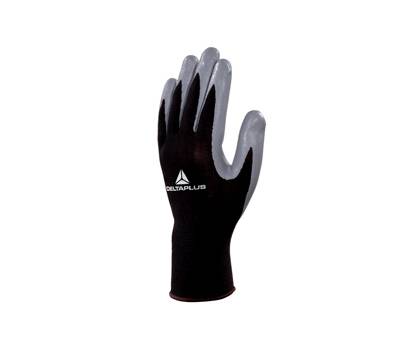 Guanti di precisione VE712GR - poliestere - palmo in nitrile - taglia 07 - nero-grigio - Deltaplus - VE712GR07 - 3295249131678 - DMwebShop