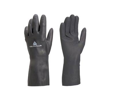 Guanti per protezione chimica VE509 - neoprene floccato cotone - taglia 08-09 - nero - Deltaplus - VE509NO08 - 3295249011994 - DMwebShop