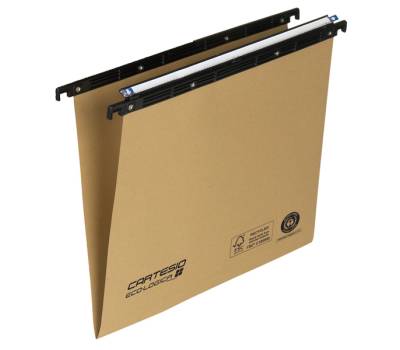 Cartella sospesa cassetto Cartesio - 39 cm - fondo V - 37 x 25 cm - avana - conf. 25 pezzi - Bertesi - 100/395-A1 - 8058983260777 - DMwebShop