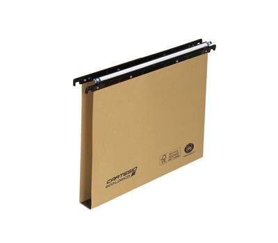 Cartella sospesa cassetto Cartesio - 39 cm - fondo U - 37 x 25 cm - avana - conf. 25 pezzi - Bertesi - 100/395 3-A1 - 8058983260722 - DMwebShop