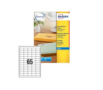 Etichette adesive J8651 in carta angoli arrotondati inkjet permanenti bianco - 3474