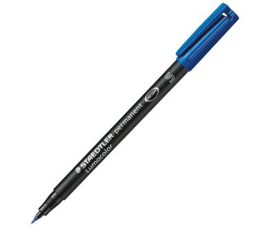Pennarello Lumocolor Permanent 313 punta 0,4 mm blu - 2682