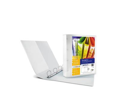 Raccoglitore personalizzabile Myto TI 4 anelli a D 30 mm dorso 4 cm 22 x 30 cm neutro Sei Rota 36913000 - 3420