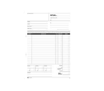 Blocco fattura generica - 50-50 fogli autoricalcanti - 29,7 x 21 cm - Edipro - E5296A - 8023328529604 - DMwebShop