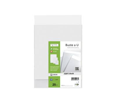 Buste a sacco Soft - PPL - 25 x 35 cm - liscio - trasparente - conf. 25 pezzi - Sei Rota - 652535 - 8004972009803 - DMwebShop