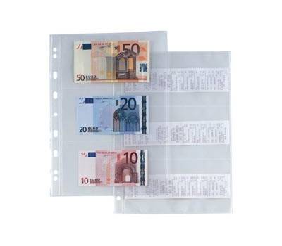 Buste forate Atla Porta Banconote e Scontrini 6 spazi PPL - 21 x 29,7 cm - trasparente - conf. 10 pezzi - Sei Rota - 662217 - 8004972012230 - DMwebShop