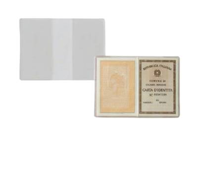 Porta carta identita' PVC - 15,5 x 11 cm - trasparente - conf. 100 pezzi - Sei Rota - 481111 - 8004972005379 - DMwebShop