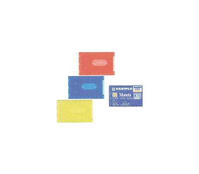 Porta Cards rigido - PVC - 8,5 x 5,4 cm - semitrasparente - conf. 100 pezzi - Favorit - 100500080 - 37645A - DMwebShop