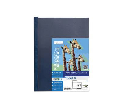 Portalistini personalizzabile Uno TI - 30 x 42 cm - libro - 36 buste - blu - Sei Rota - 55313607 - 8004972014951 - DMwebShop