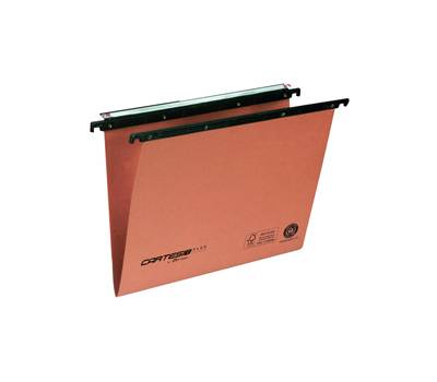 Cartella sospesa Cartesio Plus - cassetto - interasse 33 cm - fondo V - 31,25 cm - arancio - conf. 25 pezzi - Bertesi - 300/330 LINK-A2 - 8058983261224 - DMwebShop