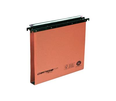 Cartella sospesa Cartesio Plus - cassetto - interasse 33 cm - fondo U - 31,3 x 25 cm - arancio - conf. 25 pezzi - Bertesi - 300-330 LINK 3-A2 - 300/330 LINK 3-A2 - 8058983261217 - DMwebShop