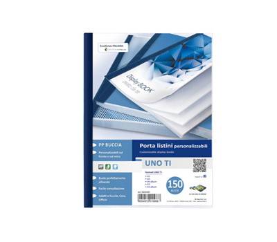 Portalistini personalizzabile Uno TI - 22 x 30 cm - 150 buste - blu - Sei Rota - 55231507 - 8004972015668 - DMwebShop