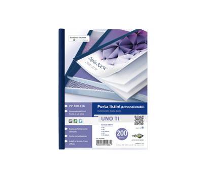 Portalistini personalizzabile Uno TI - 22 x 30 cm - 200 buste - blu - Sei Rota - 55232007 - 8004972015682 - DMwebShop