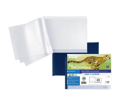 Portalistini personalizzabile Uno TI - 42 x 30 cm - album - 48 buste - blu - Sei Rota - 55424807 - 8004972016399 - DMwebShop