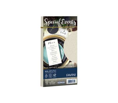 Busta Special Events metal crema - 110 x 220 mm - 120 gr - conf. 10 buste - Favini - A57Q154 - 8007057747645 - DMwebShop