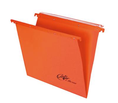 Cartella sospesa Joker - cassetto - interasse 33 cm - fondo V - 31,2 x 25 cm - arancio - conf. 25 pezzi - Bertesi - 400/330 Link-A2 - 8058983261408 - DMwebShop