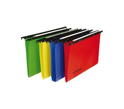 Cartella sospesa Cartesio PP - cassetto - PPL - interasse 39,5 cm - fondo V - 37 x 25 cm - colori assortiti - conf. 25 pezzi - Bertesi - 500/395-A7 - 8058983262658 - DMwebShop