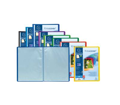 Portalistini personalizzabile Kreacover - 21 x 29,7 cm - 20 buste - colori assortiti - Exacompta - 5720E - 3130630057208 - DMwebShop