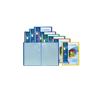 Portalistini personalizzabile Kreacover - 21 x 29,7 cm - 30 buste - colori assortiti - Exacompta - 5730E - 3130630057307 - DMwebShop