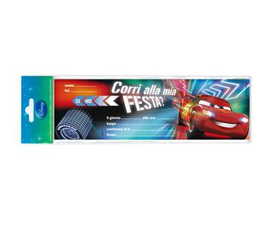 Blocchetto invito alla festa Cars 2 Disney - conf. 10 pezzi - Rex Sadoch - WYASSCAR - 8006715295139 - DMwebShop