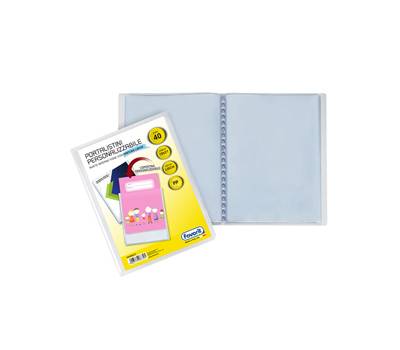 Portalistini personalizzabile Sviluppo - liscio - 15 x 21 cm - 40 buste - trasparente - Favorit - 100460237 - 8006779987391 - DMwebShop