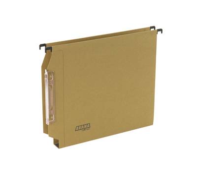 Cartella sospesa Avana - armadio - interasse 33 cm - fondo U - 32,6 x 27,5 cm - avana - conf. 50 pezzi - Bertesi - 064F BETA3-B1 - 8058983260555 - DMwebShop