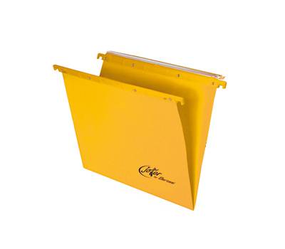 Cartella sospesa Joker cassetto interasse 33 cm fondo V 31,3 x 25 cm giallo - 8656