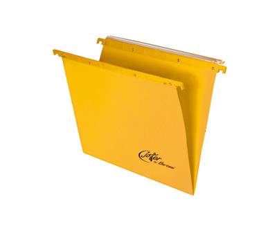 Cartella sospesa Joker cassetto interasse 39 cm fondo V 37 x 25 cm giallo - 8652