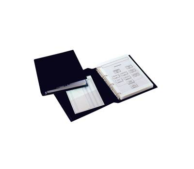 Raccoglitore Sanremo 2000,4 anelli a D 25 mm dorso 4 cm 35 x 50 cm libro nero Sei Rota 34355010 - 8382