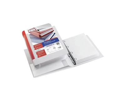 Raccoglitore personalizzabile Stelvio TI 4 anelli a D 25 mm dorso 4 cm 15 x 21 cm bianco Sei Rota 36255501 - 8413